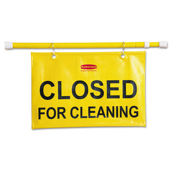 Rubbermaid® Commercial Site Safety Hanging Sign, 50w X 1d X 13h, Yellow freeshipping - TVN Wholesale